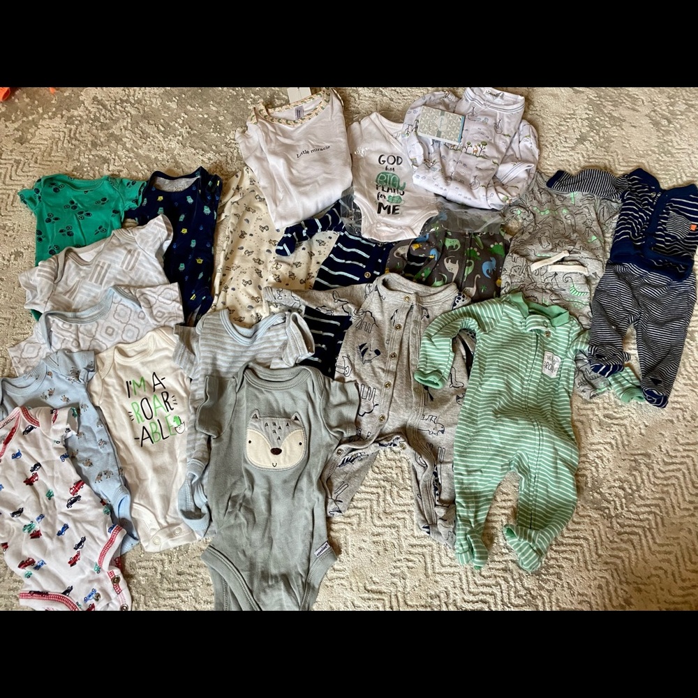 Preemie clothes haul